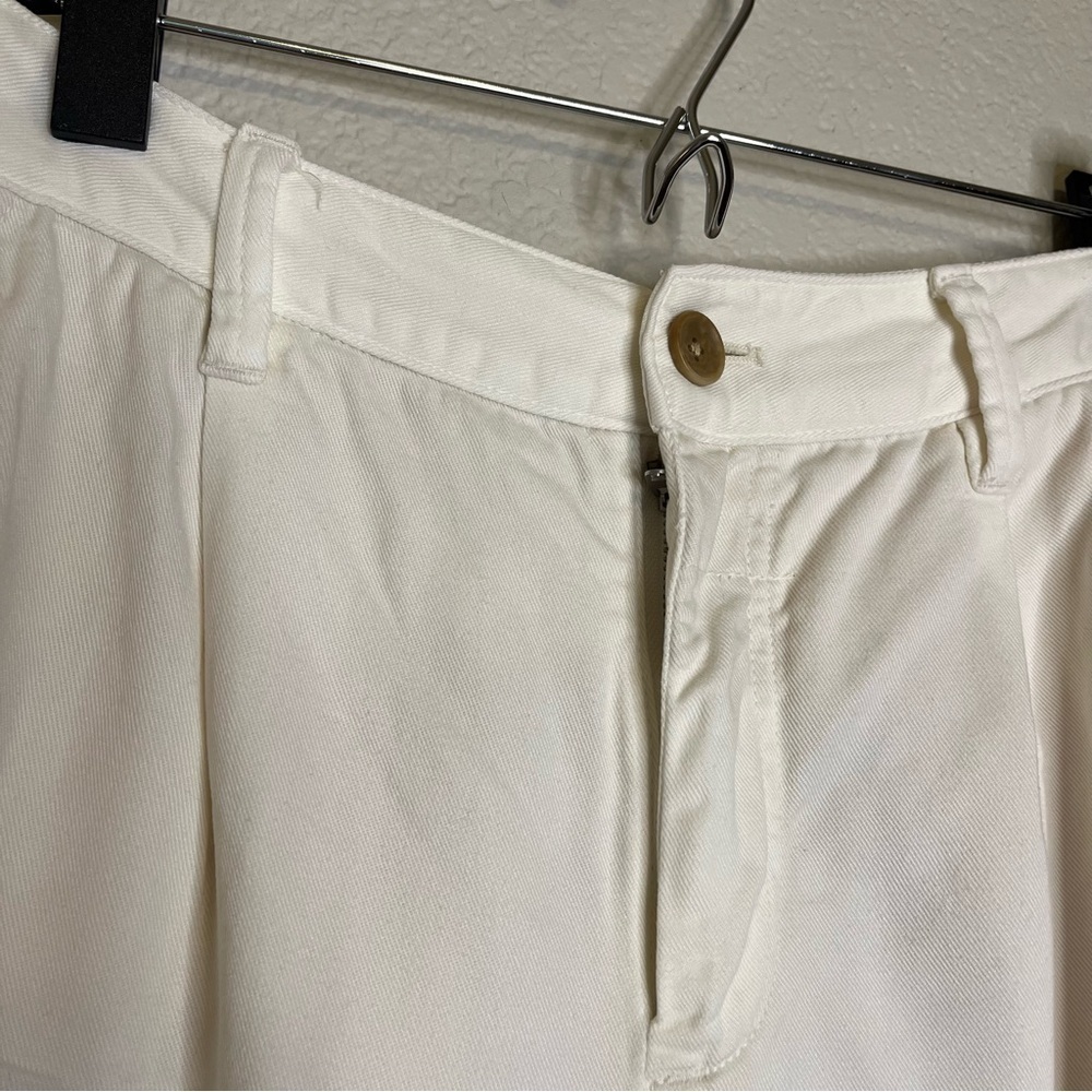 Anthropologie Off White/Ivory Colored Women's Pants Size 29 - Picture 4 of 16